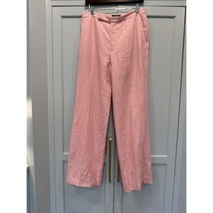 Ralph Lauren Pink Linen Dress Pants Women's 12‎